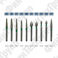 Алмазные боры TR-13C TR-62C, TC-11C, FO-25C FO54c нумерация идентична борам MANI